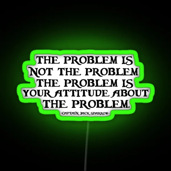 Jack Sparrow Quote RGB Neon Sign
