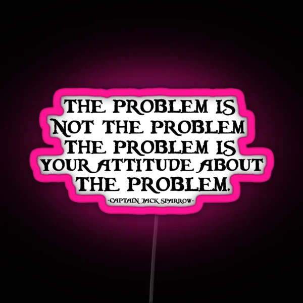 Jack Sparrow Quote RGB Neon Sign