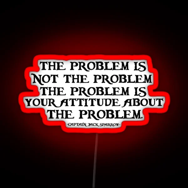 Jack Sparrow Quote RGB Neon Sign