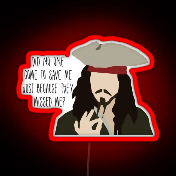 Jack Sparrow RGB Neon Sign