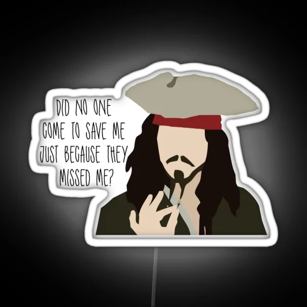 Jack Sparrow RGB Neon Sign