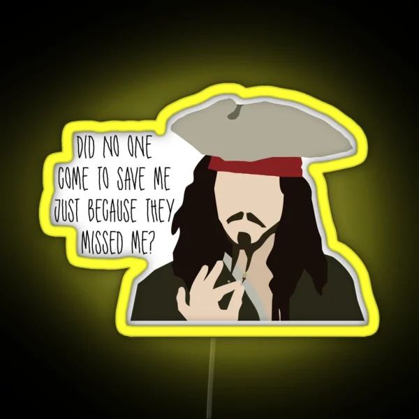 Jack Sparrow RGB Neon Sign