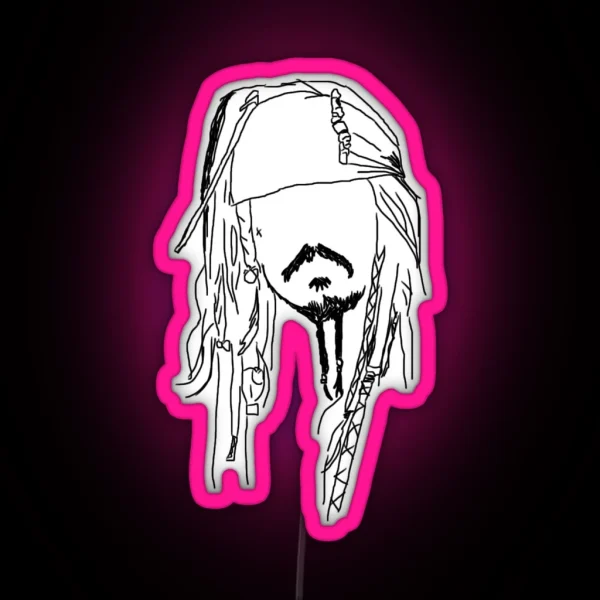 Jack Sparrow RGB Neon Sign