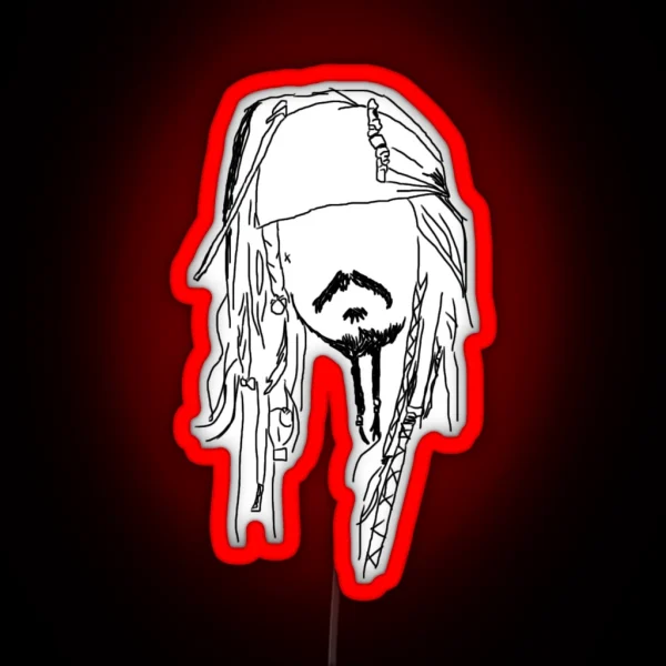 Jack Sparrow RGB Neon Sign