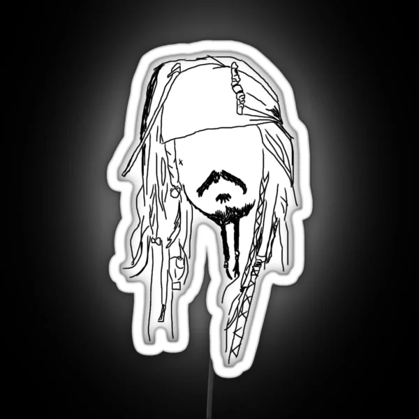 Jack Sparrow RGB Neon Sign