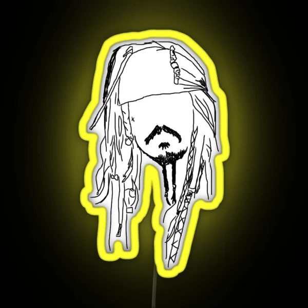 Jack Sparrow RGB Neon Sign