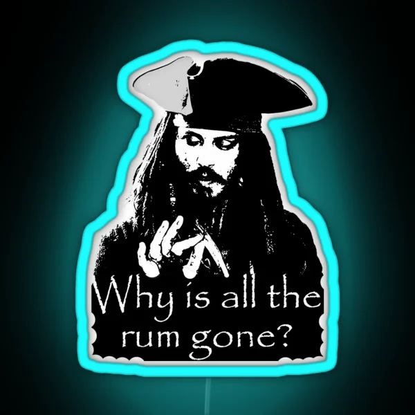 Jack Sparrow RGB Neon Sign