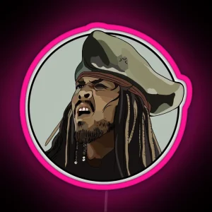 Jack Sparrow WTF RGB Neon Sign