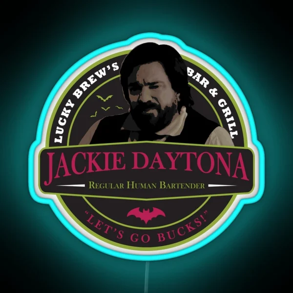 Jackie Daytona RGB Neon Sign