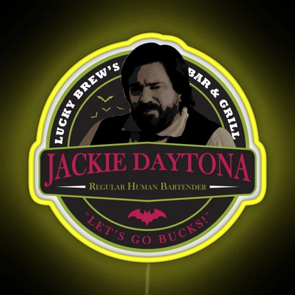 Jackie Daytona RGB Neon Sign
