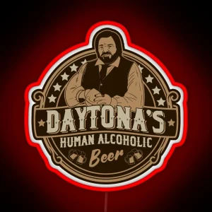 Jackie Daytona S Human Alcoholic Beer RGB Neon Sign