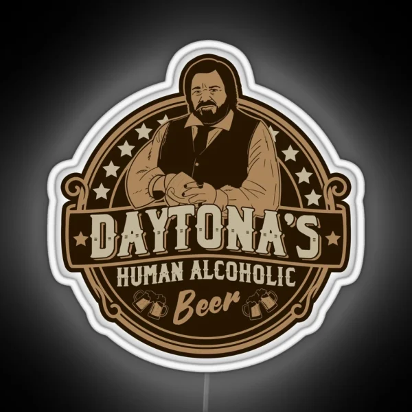 Jackie Daytona S Human Alcoholic Beer RGB Neon Sign