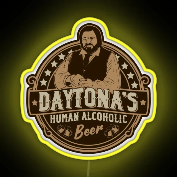 Jackie Daytona S Human Alcoholic Beer RGB Neon Sign