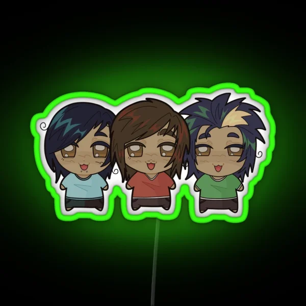 Jaime Tony And Vic Squad RGB Neon Sign