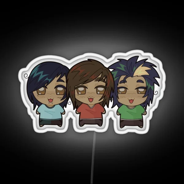 Jaime Tony And Vic Squad RGB Neon Sign