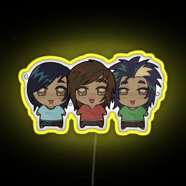 Jaime Tony And Vic Squad RGB Neon Sign