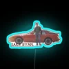 Iconic Jake Ryan quote from 80s teen comedy classic in neon.