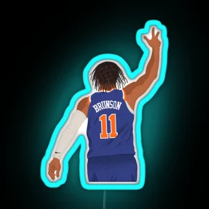 JALEN BRUNSON RGB Neon Sign