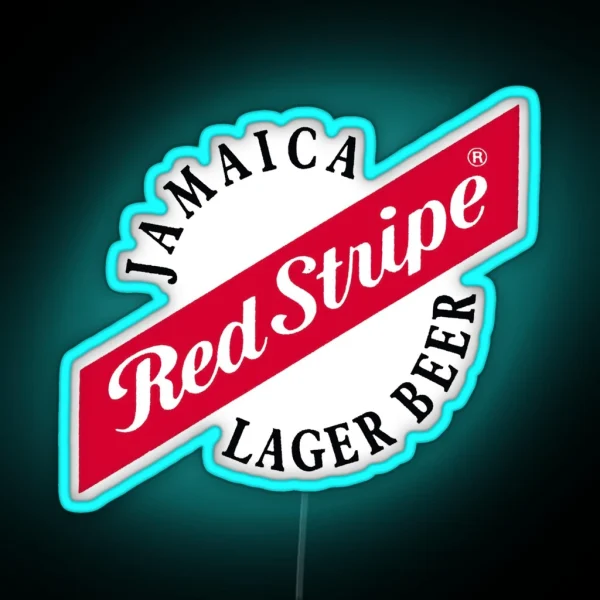 Jamaica Red Stripe Lager Beer Essential RGB Neon Sign
