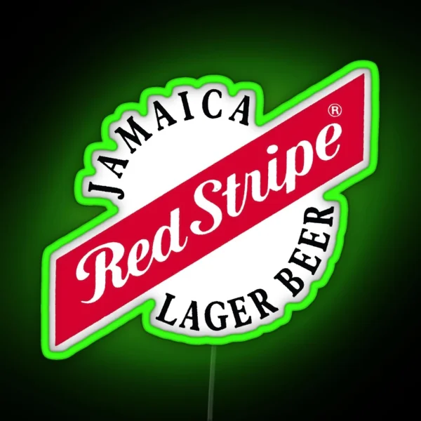 Jamaica Red Stripe Lager Beer Essential RGB Neon Sign