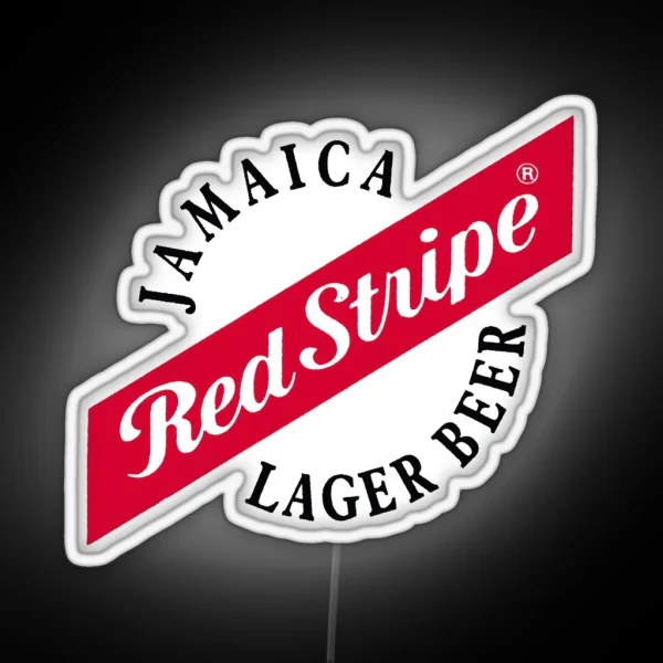 Jamaica Red Stripe Lager Beer Essential RGB Neon Sign