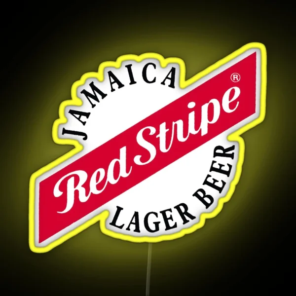 Jamaica Red Stripe Lager Beer Essential RGB Neon Sign