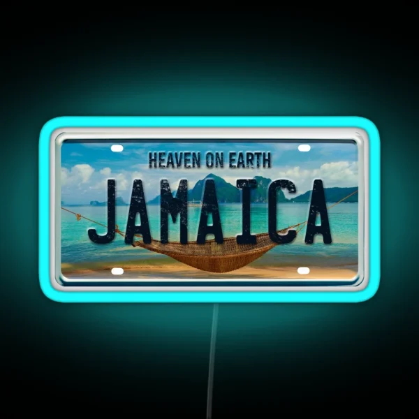 Jamaica Summer Vacation RGB Neon Sign