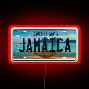 Jamaica Summer Vacation RGB Neon Sign