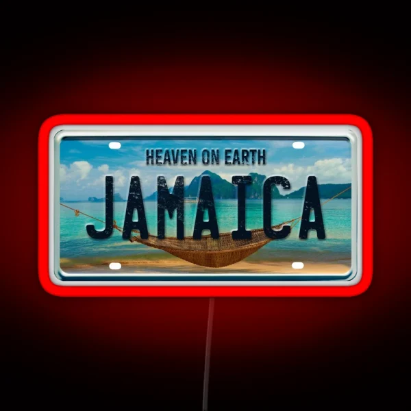 Jamaica Summer Vacation RGB Neon Sign