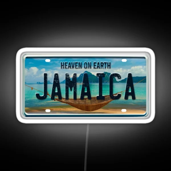 Jamaica Summer Vacation RGB Neon Sign