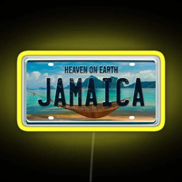Jamaica Summer Vacation RGB Neon Sign