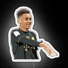 Unique Jamal Musiala RGB Neon Sign for Football Home Decor Enthusiasts