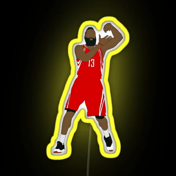 James Harden Cooking RGB Neon Sign