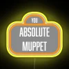 Personalized James May absolute muppet gift unique RGB LED neon sign