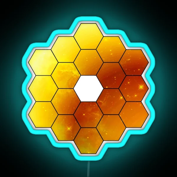James Webb Space Telescope RGB Neon Sign