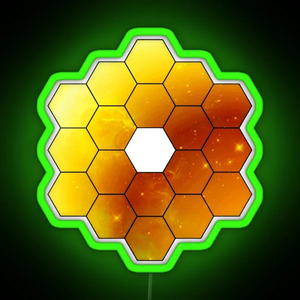 James Webb Space Telescope RGB Neon Sign
