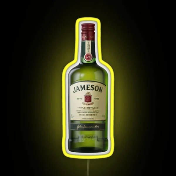 Jameson Bottle RGB Neon Sign