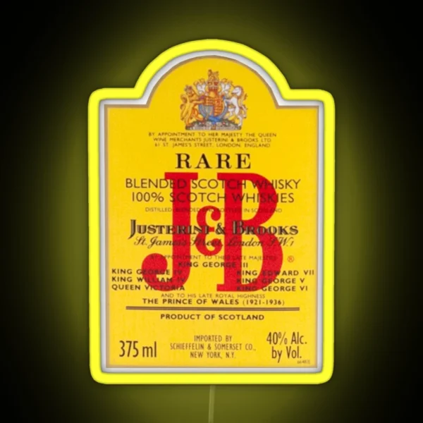 Jandb Rare Scotch Whisky Blend RGB Neon Sign