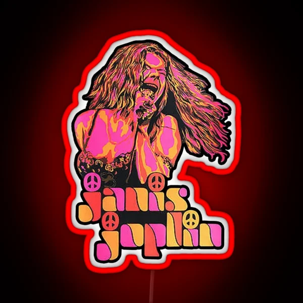 Janis Pop Art RGB Neon Sign
