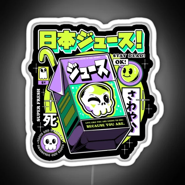 Japanese Juice RGB Neon Sign
