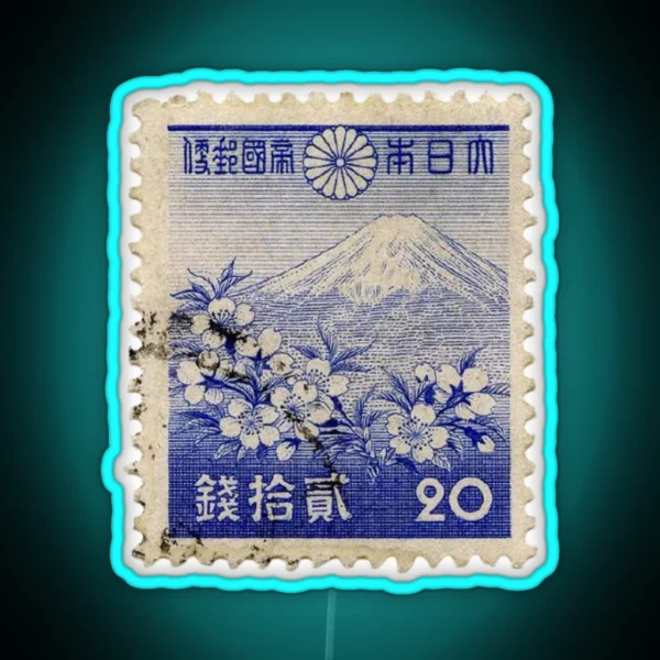 Japanese Stamp RGB Neon Sign