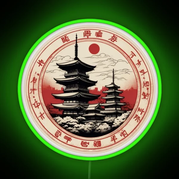 Japanese Vintage RGB Neon Sign
