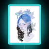 Japanese Waterlily Mermaid Color Changing Neon Sign for Home Decor