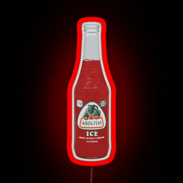 Jarritos Abolish ICE RGB Neon Sign
