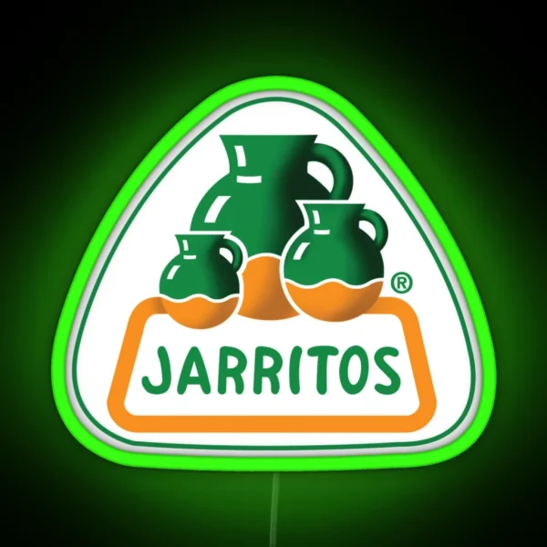 Jarritos Mexican Sodas Label RGB Neon Sign