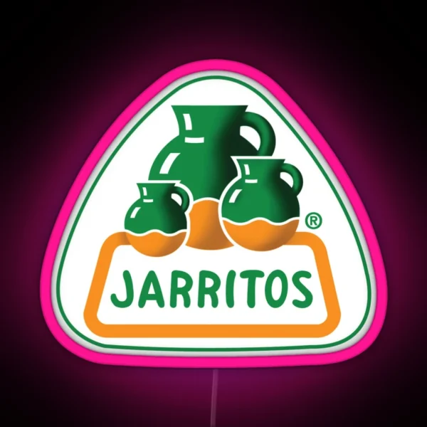 Jarritos Mexican Sodas Label RGB Neon Sign