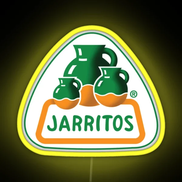 Jarritos Mexican Sodas Label RGB Neon Sign