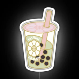 Jasmine Dragon Boba Milk Tea RGB Neon Sign