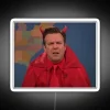 RGB Neon Sign Featuring Jason Sudeikis as Evil Looking Devil