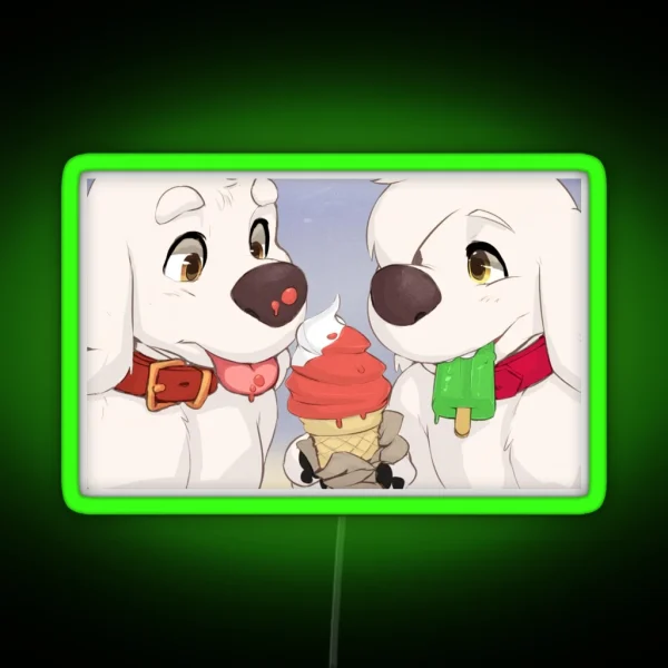 Jasper Brian Icecream Led Led RGB Neon Sign